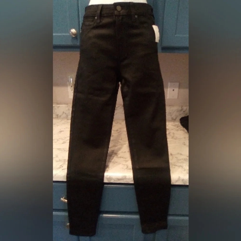PAIGE NWT Margot Ankle Black Jeans Size 23